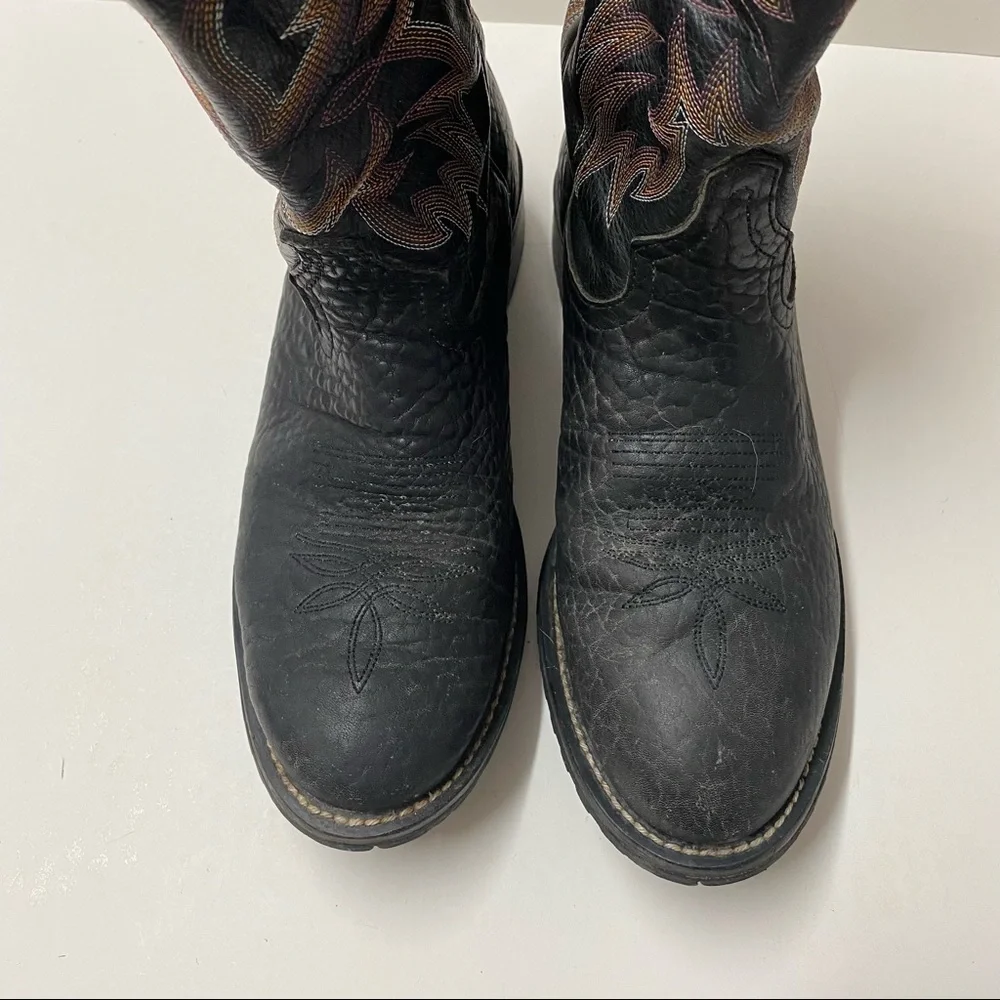 Tony Lama TLX Men’s Black Cowboy Boots Sz 9D